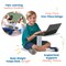 The Surf Portable Lap Desk, Kids Floor Desk, One-Piece Writing Table, Flexible Seating, 10-Pack